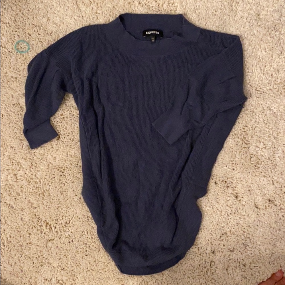 Express hi-lo hem sweater
